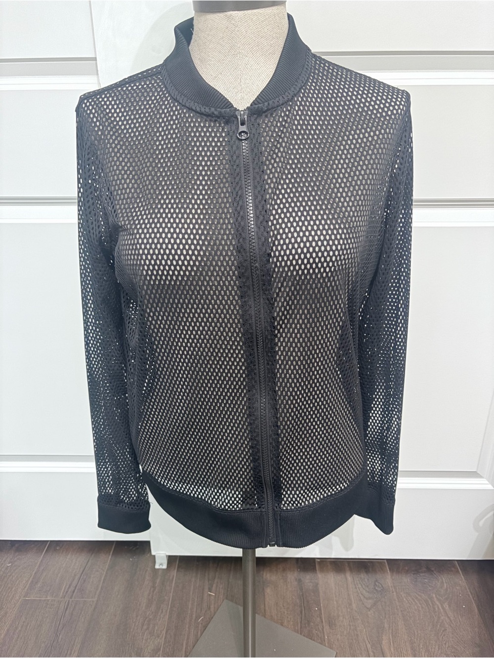 Victoria's Secret Black Mesh Jacket